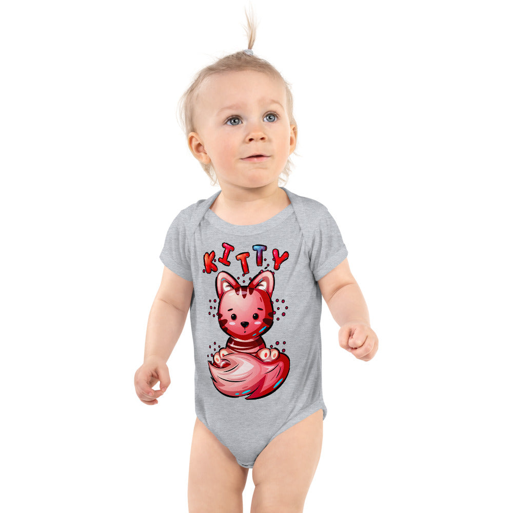 Cute Kitty Cat, Bodysuits, No. 0338