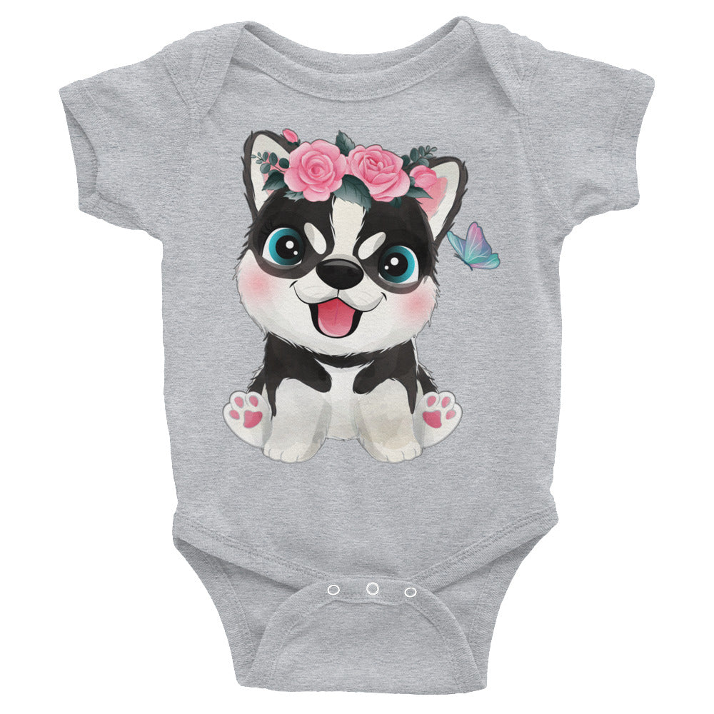 Cute Little Dog Bodysuit, No. 0357