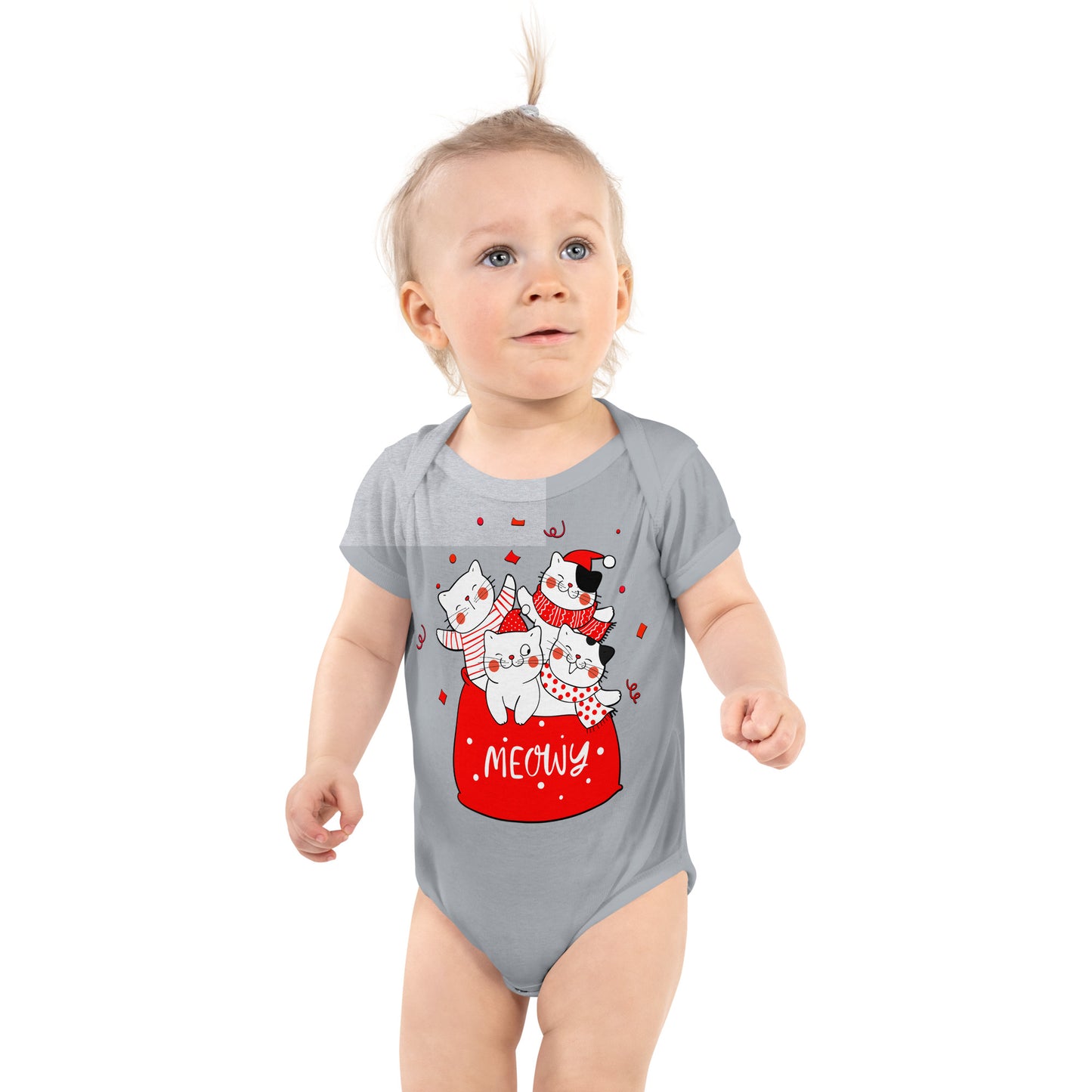 Christmas Cats Bodysuit, No. 0002