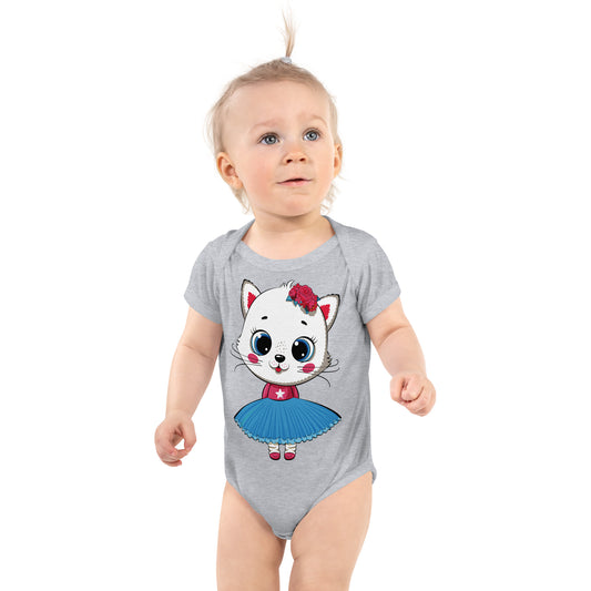 Cute Kitty Cat Bodysuit, No. 0344