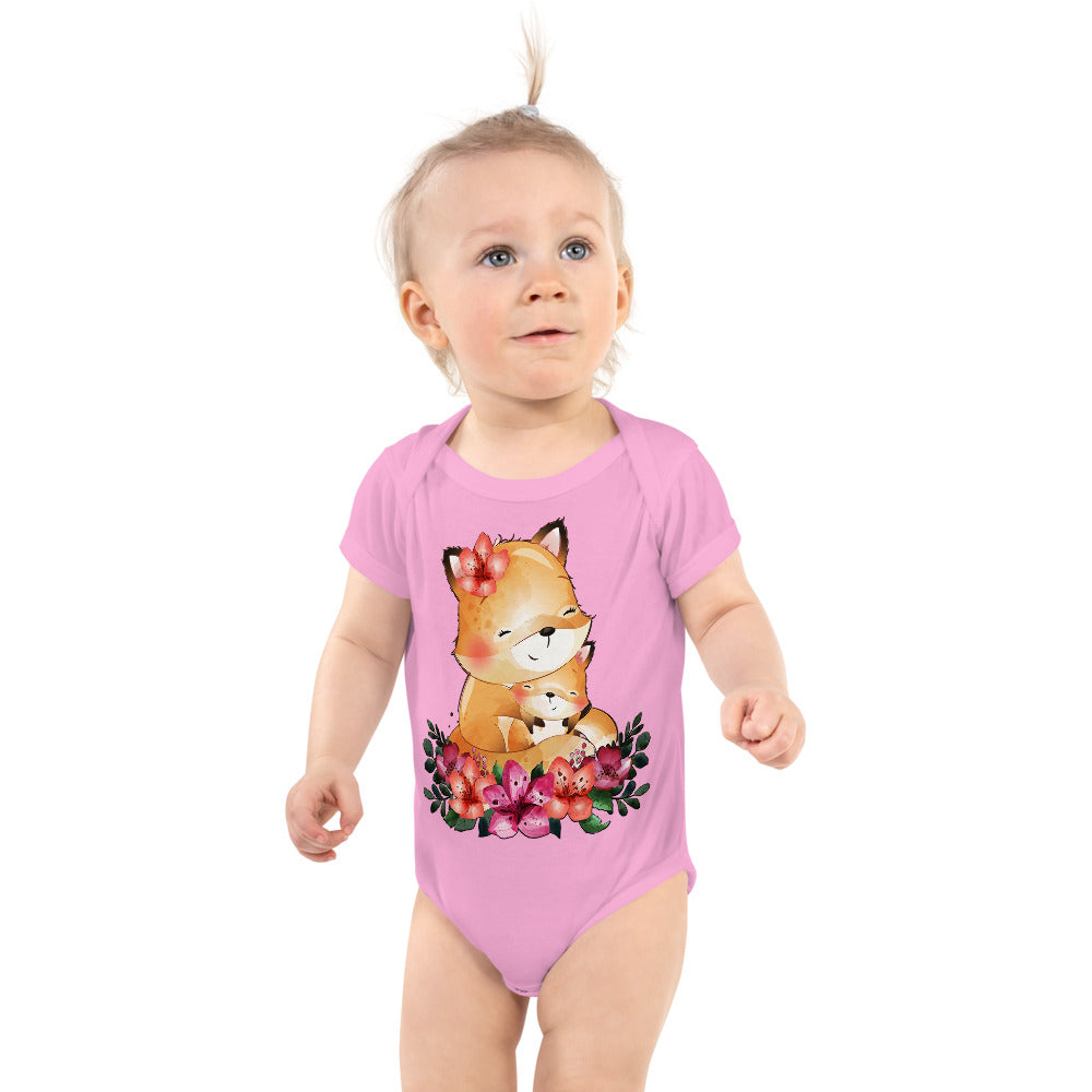 Cool Foxy Mom and Baby, Bodysuits, No. 0078