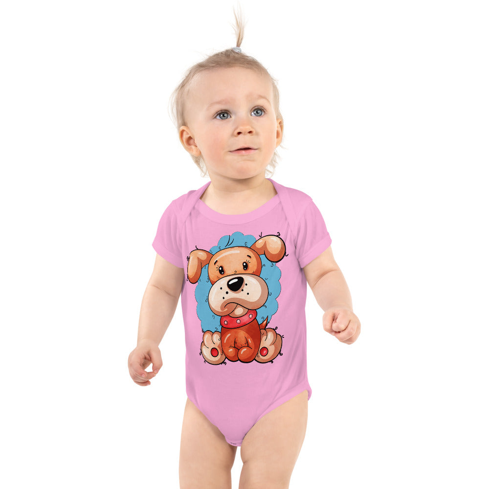 Cute Dog Puppy, Bodysuits, No. 0301