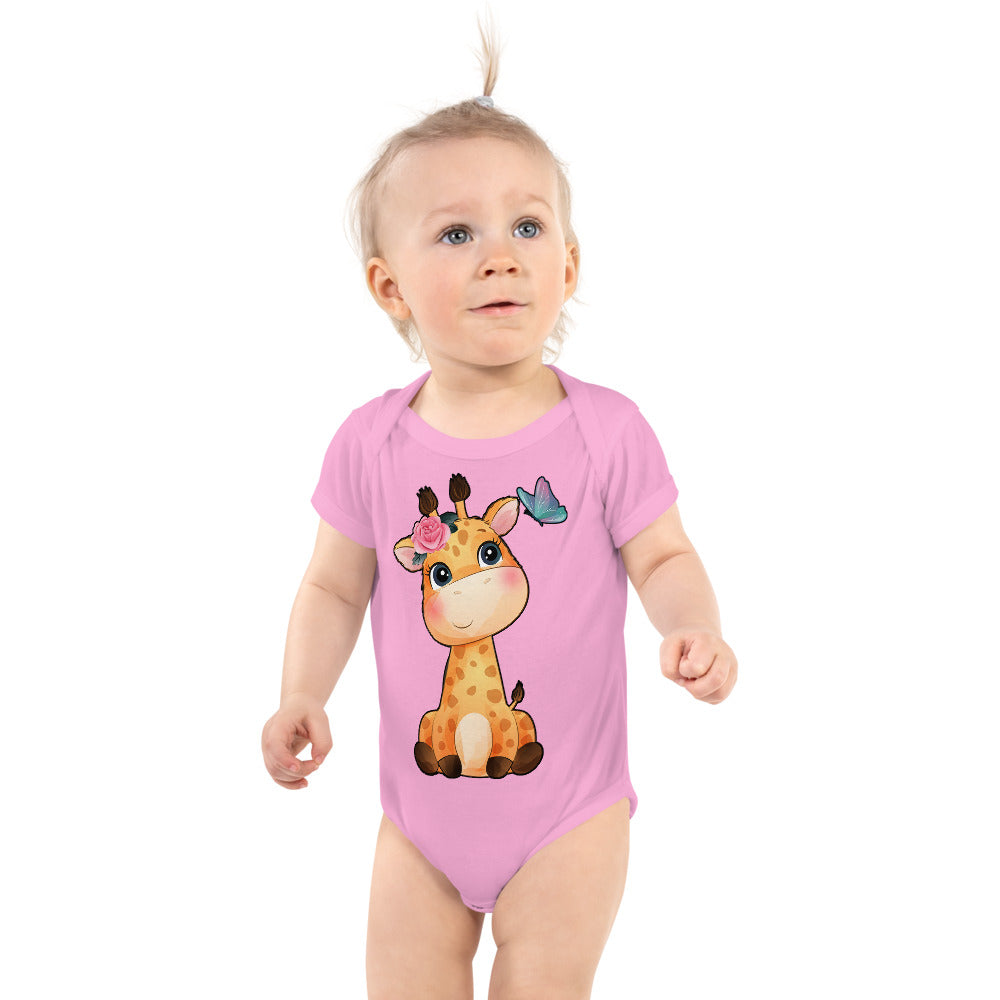 Cute Giraffe, Bodysuits, No. 0030