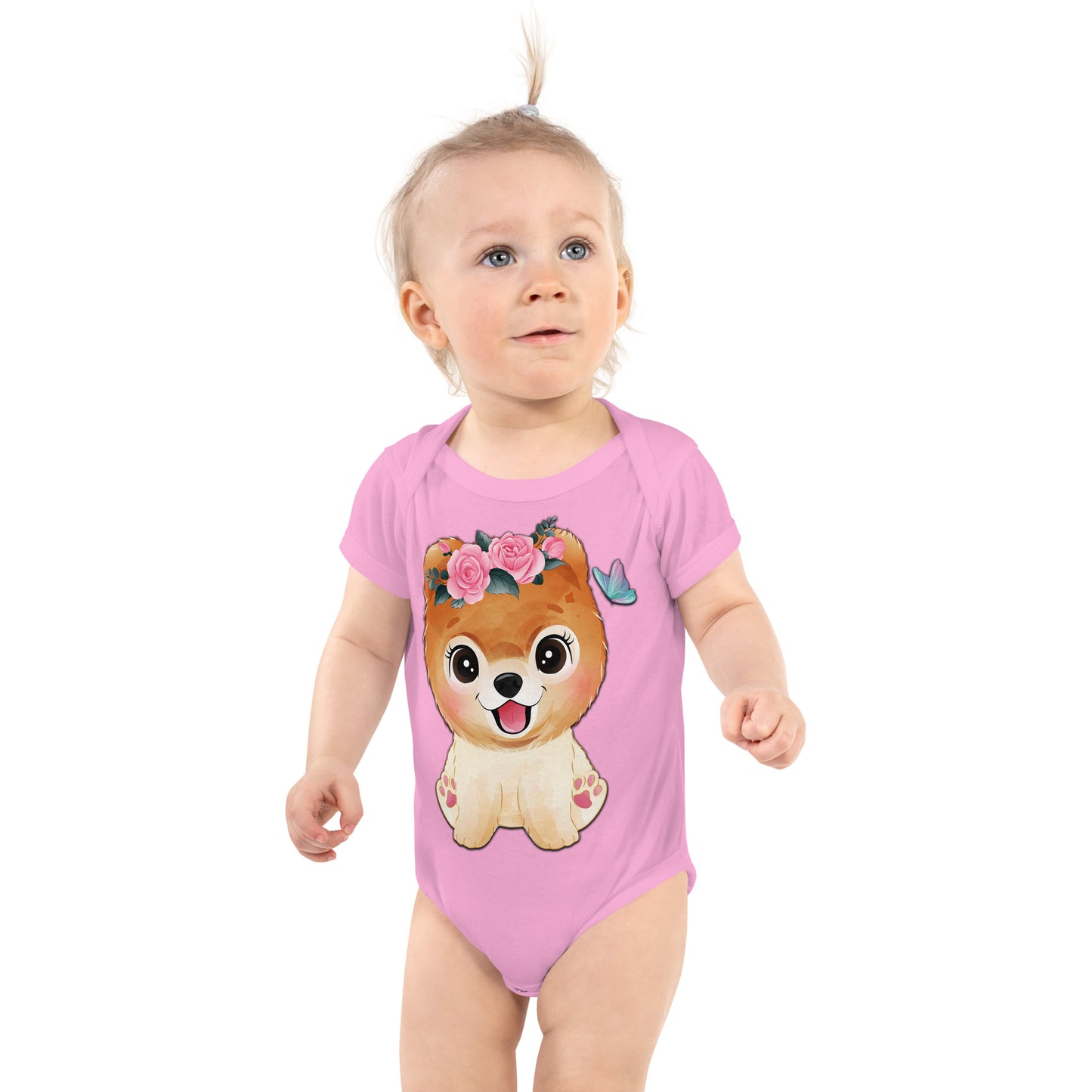 Cute Little Dog Bodysuit, No. 0356