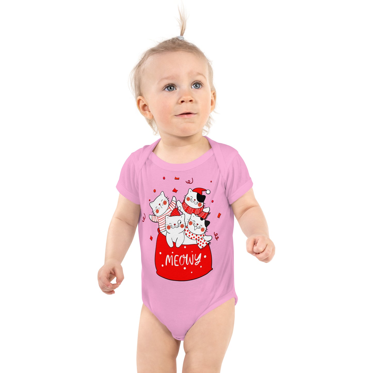 Christmas Cats Bodysuit, No. 0002