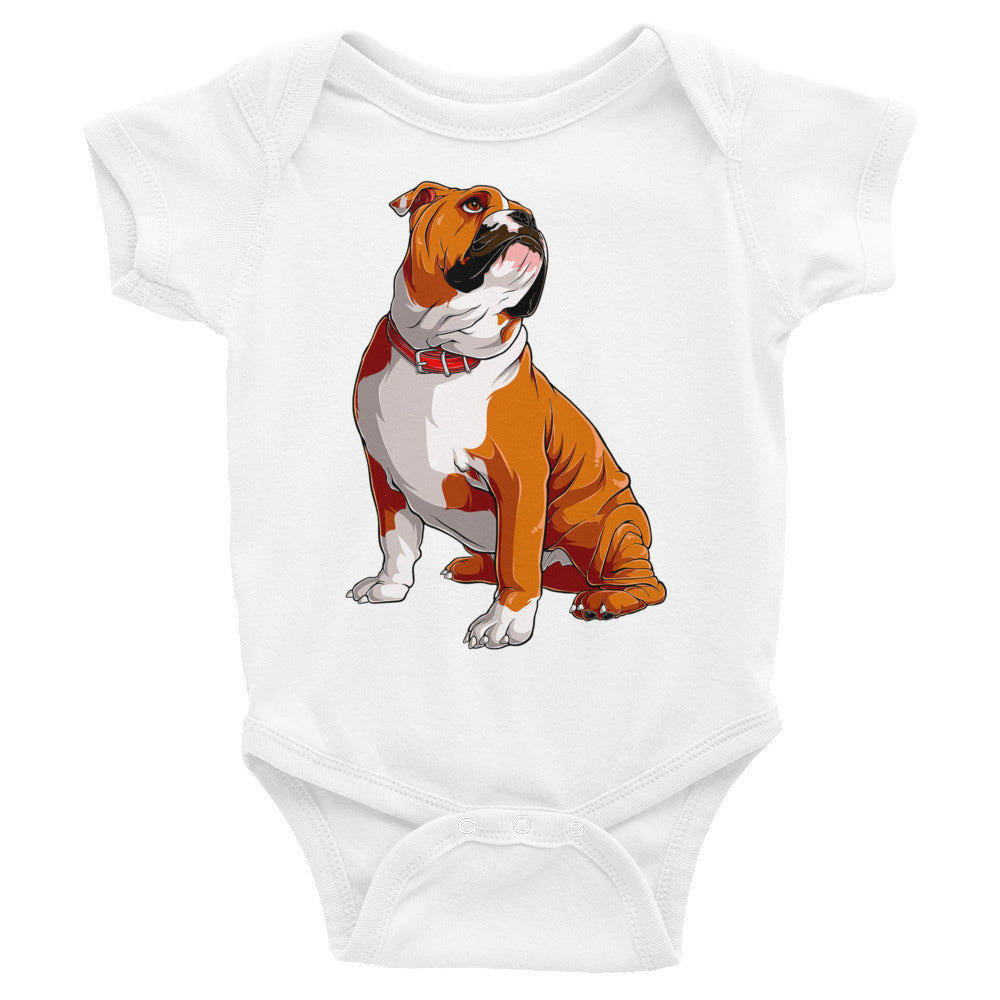 Cool English Bulldog Dog, Bodysuits, No. 0128