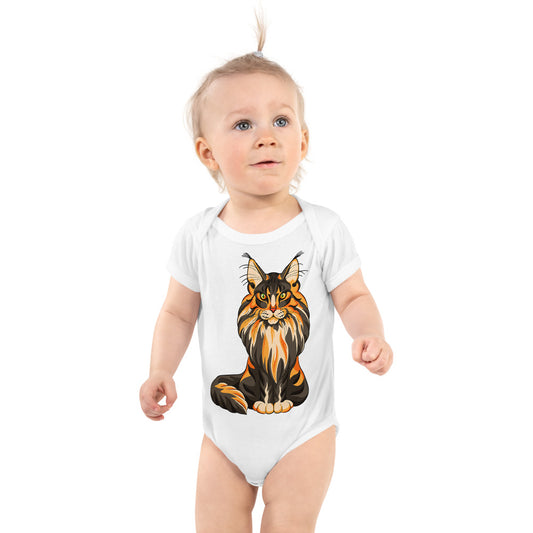 Cool Maine Coon Cat, Bodysuits, No. 0582