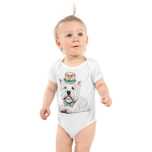 Cool West Highland White Terrier Dog, Bodysuits, No. 0134