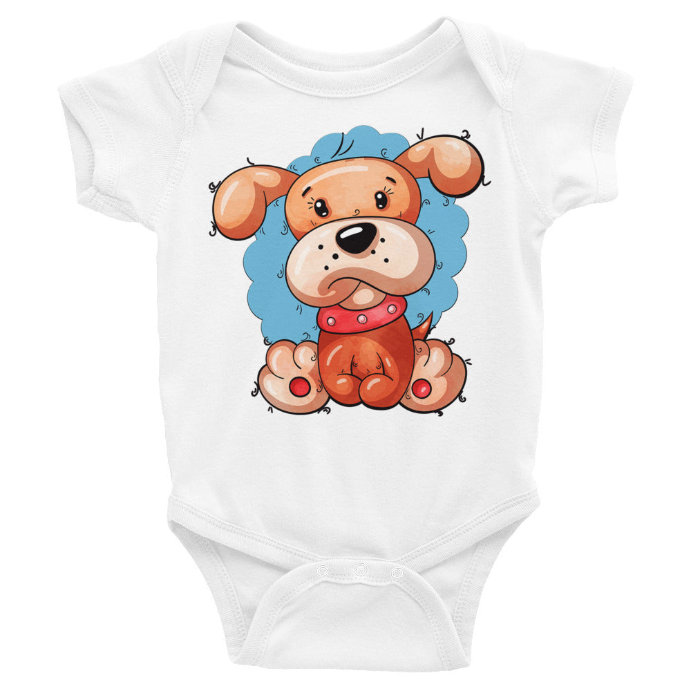 Cute Dog Puppy, Bodysuits, No. 0301