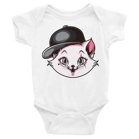 Cute Hip-hop Style Cat, Bodysuits, No. 0203