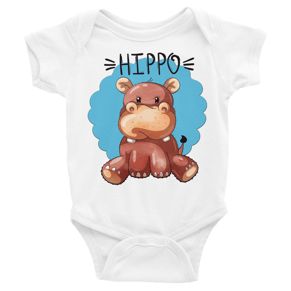 Cute Hippo, Bodysuits, No. 0304