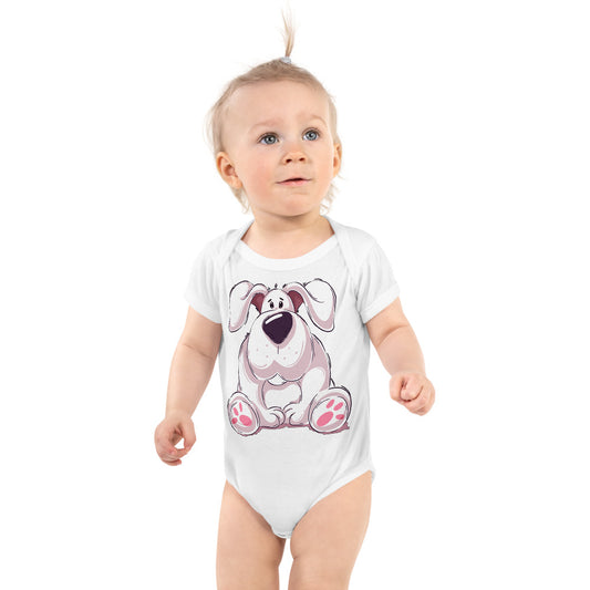 Cute Illustrated Dog, Bodysuits, No. 0596