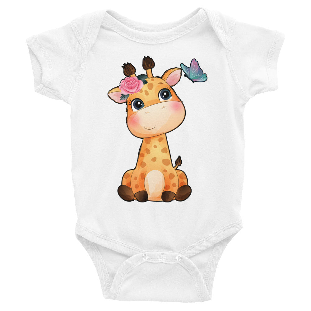 Cute Giraffe, Bodysuits, No. 0030