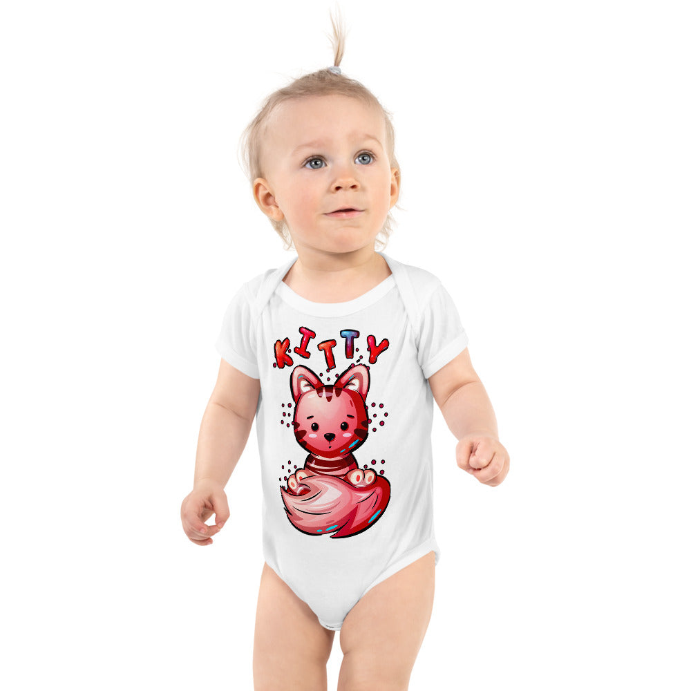 Cute Kitty Cat, Bodysuits, No. 0338