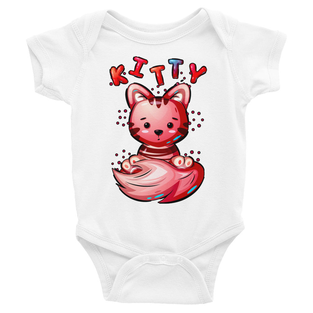 Cute Kitty Cat, Bodysuits, No. 0338