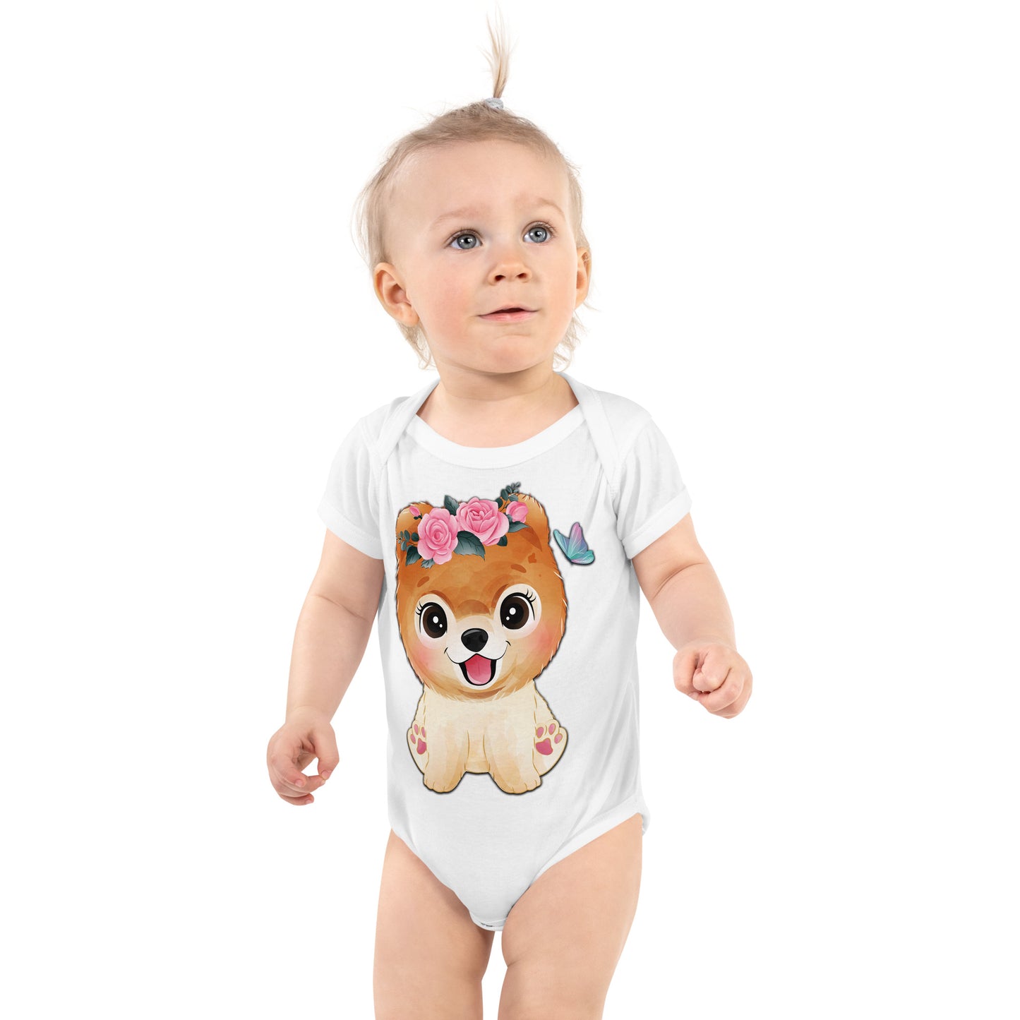 Cute Little Dog Bodysuit, No. 0356