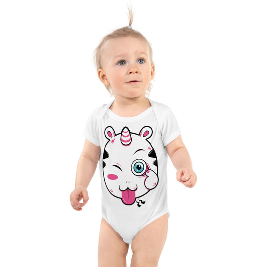 Comic Unicorn Face Bodysuit, No. 0053