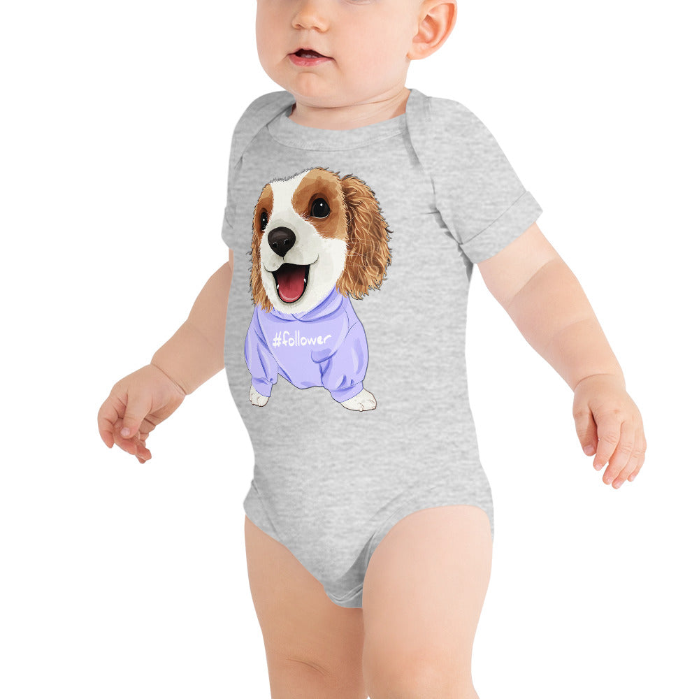 Cute Puppy Dog, Bodysuits, No. 0380