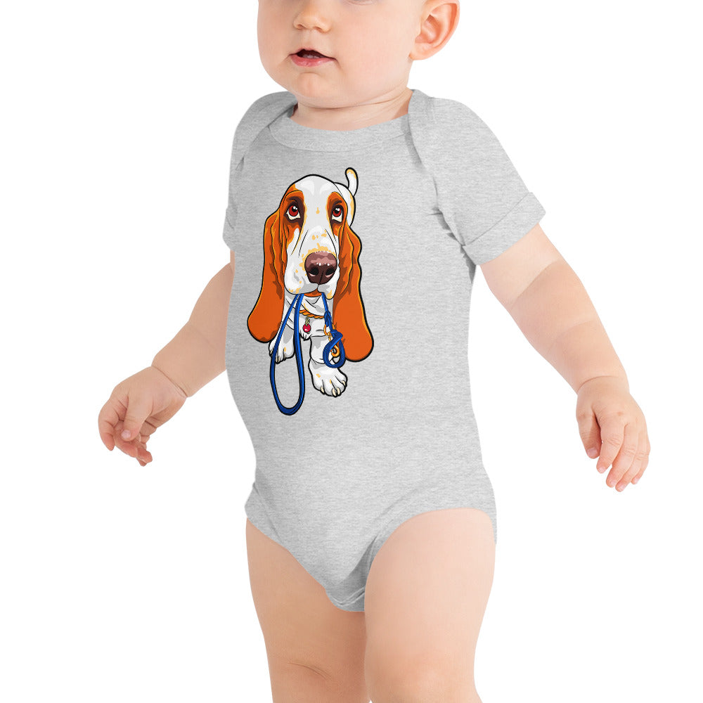 Basset Hound Dog Bodysuit, No. 0570