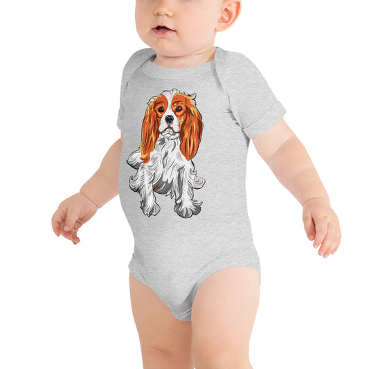 Cavalier King Charles Spaniel Dog Bodysuit, No. 0111