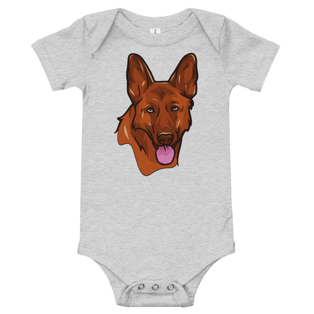 German Shepherd Dog Head Bodysuit, No. 0527