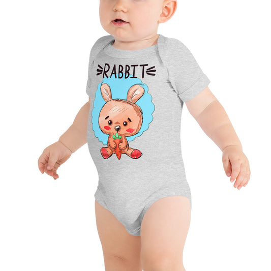 Rabbit with Carrot Bodysuit, No. 0491