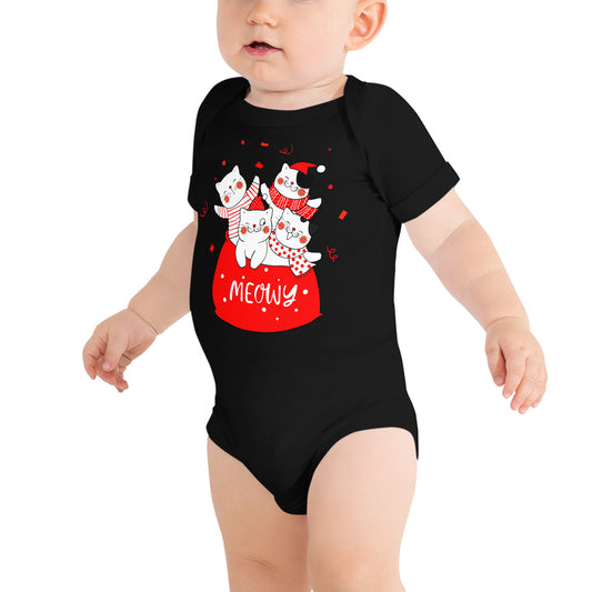 Christmas Cats Bodysuit, No. 0002