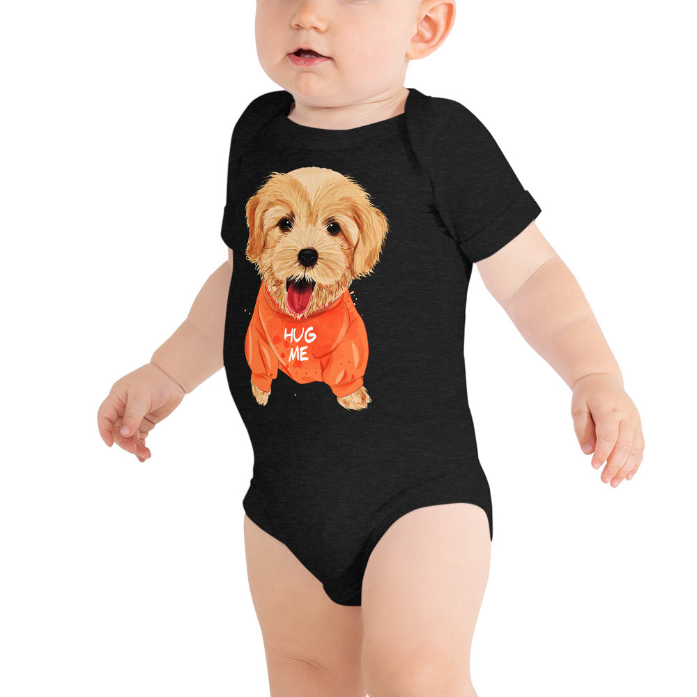 Cute Golden Retriever Dog, Bodysuits, No. 0302