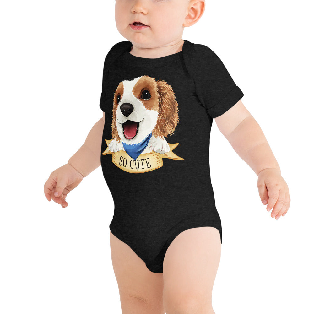 So Cute Dog Puppy, Bodysuits, No. 0494