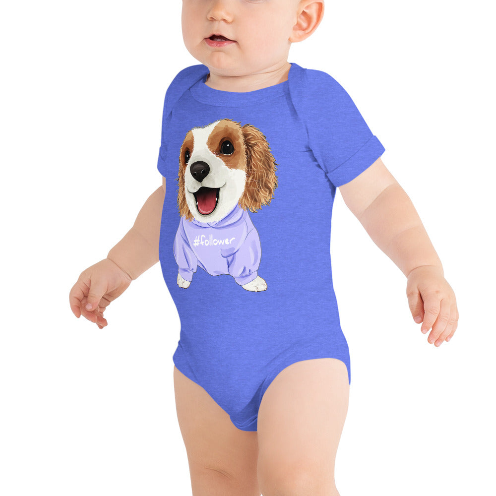 Cute Puppy Dog, Bodysuits, No. 0380