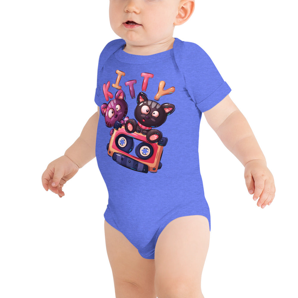Cute Kitten Cats, Bodysuits, No. 0308
