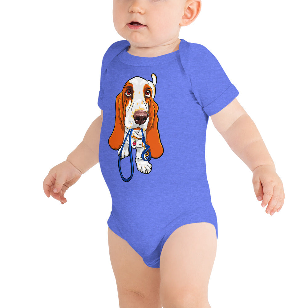 Basset Hound Dog Bodysuit, No. 0570