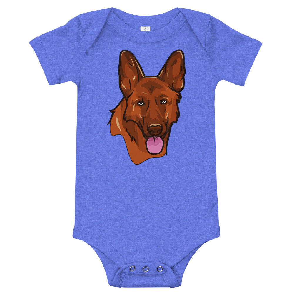 German Shepherd Dog Head Bodysuit, No. 0527