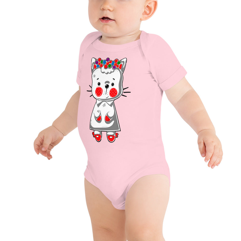 Cute Baby Kitty Cat Bodysuit, No. 0276