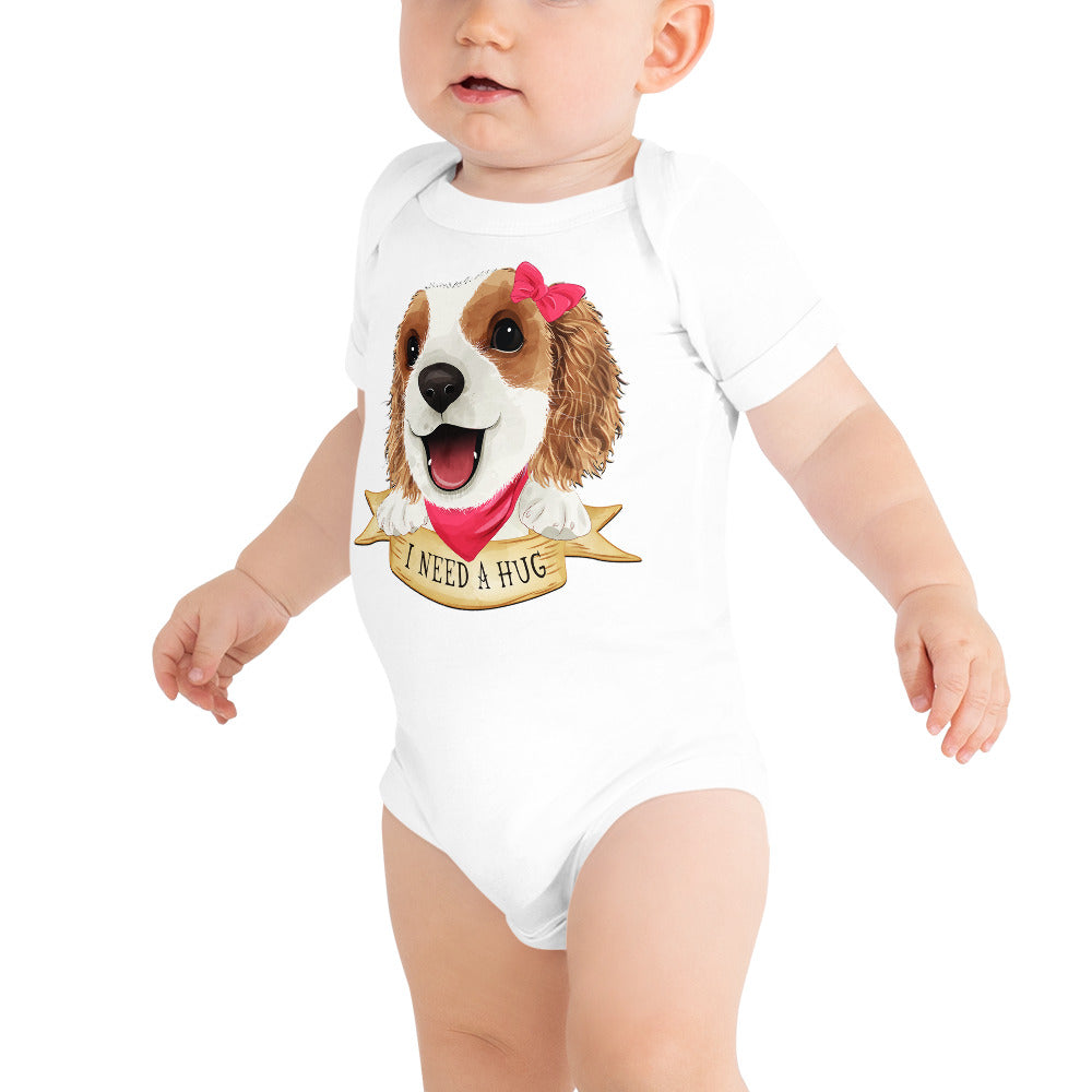 Lovely Dog Puppy Needs Hug, Bodysuits, No. 0471