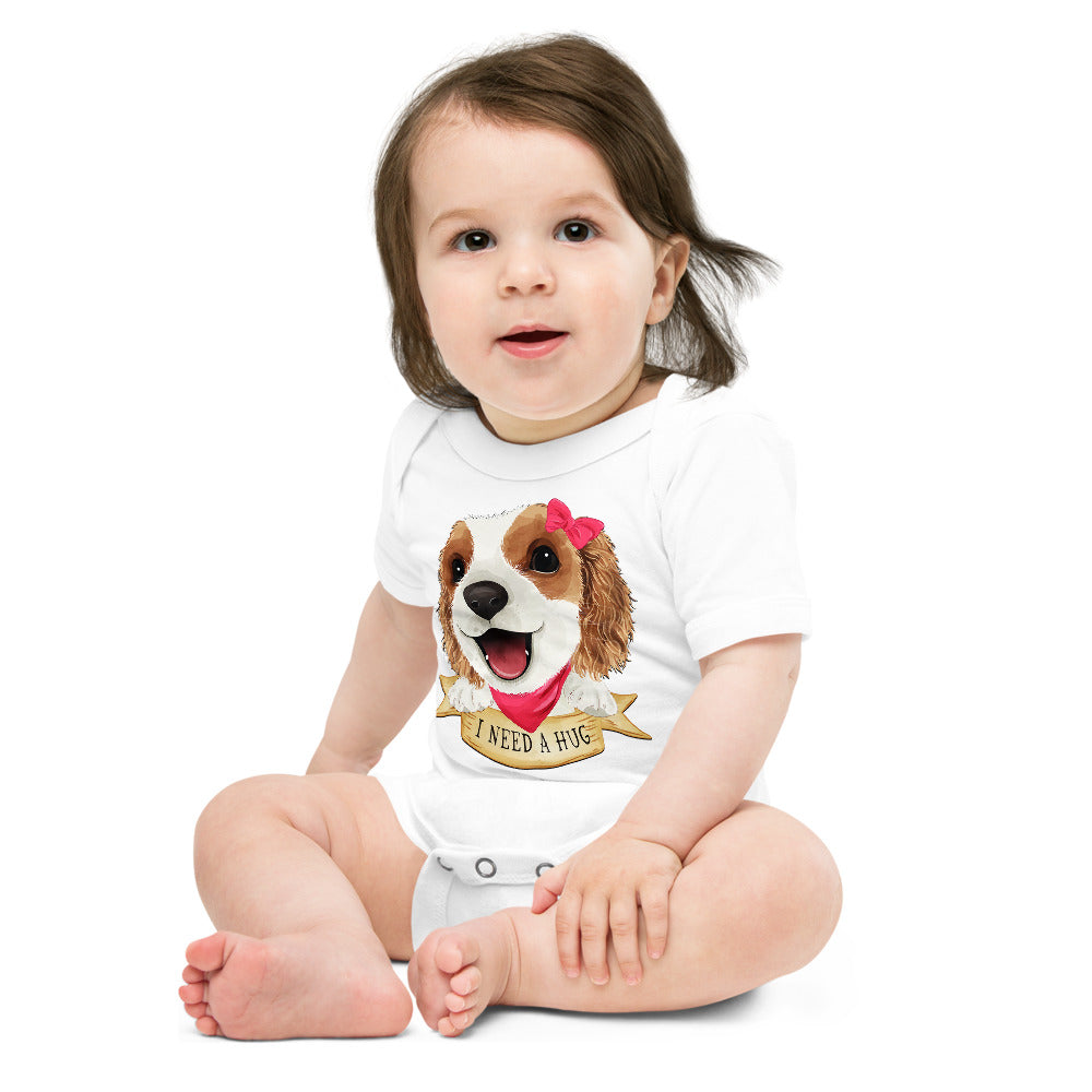 Lovely Dog Puppy Needs Hug, Bodysuits, No. 0471