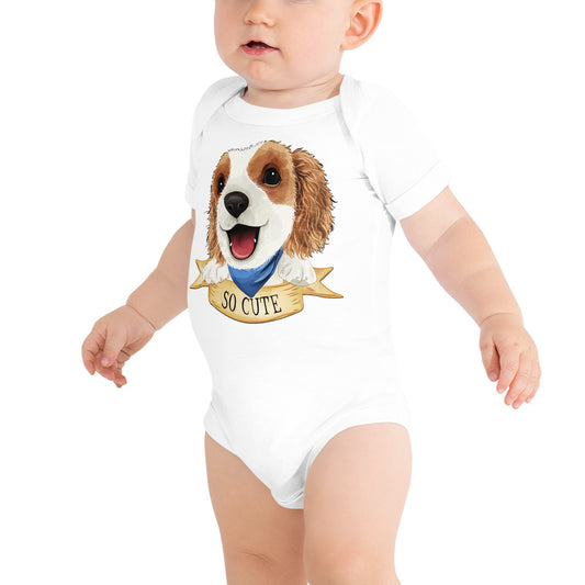 So Cute Dog Puppy, Bodysuits, No. 0494