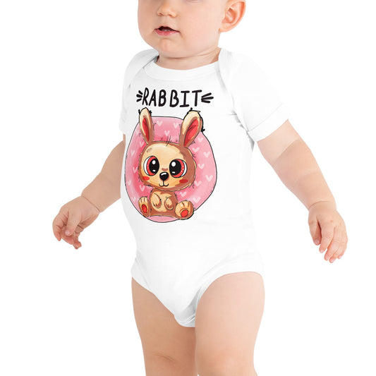 Cute Rabbit, Bodysuits, No. 0387