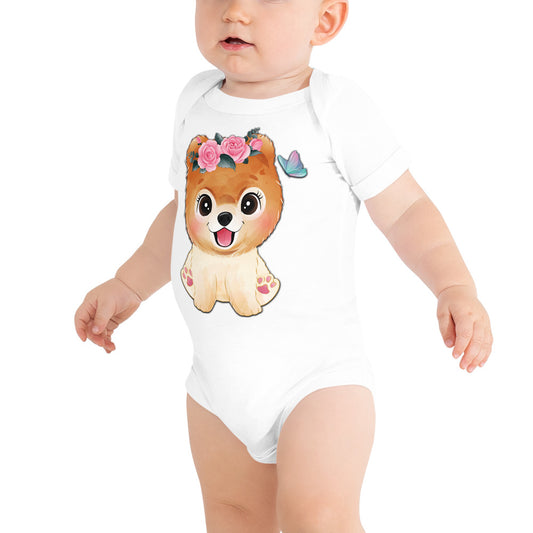 Cute Little Dog, Bodysuits, No. 0356