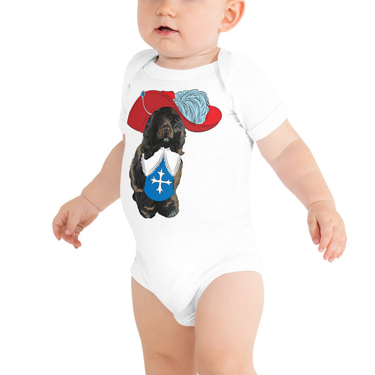 Portuguese Water Dog as Musketeer, Bodysuits, No. 0559