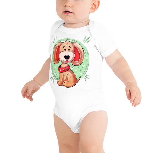 Cute Puppy Dog, Bodysuits, No. 0382