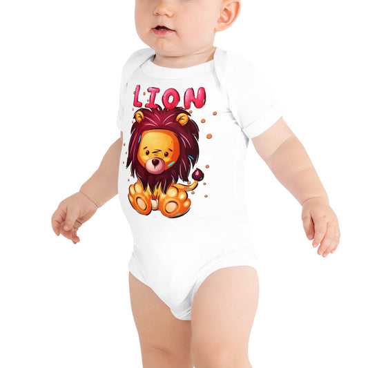Cute Lion, Bodysuits, No. 0350