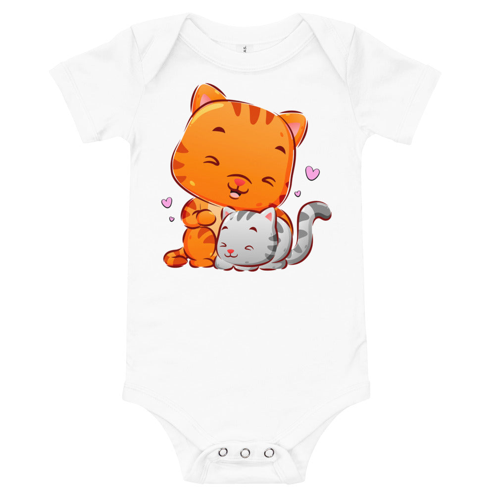 Cute Baby Cats Playing Bodysuit, No. 0146