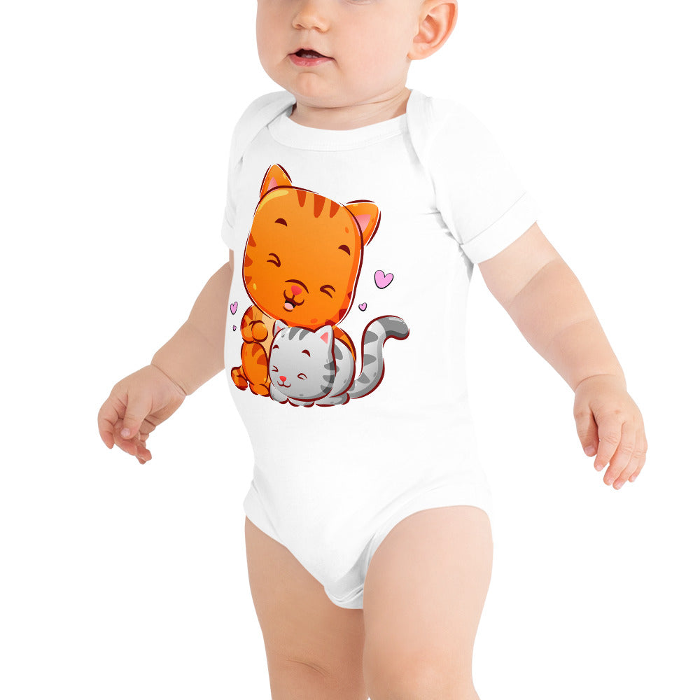 Cute Baby Cats Playing Bodysuit, No. 0146