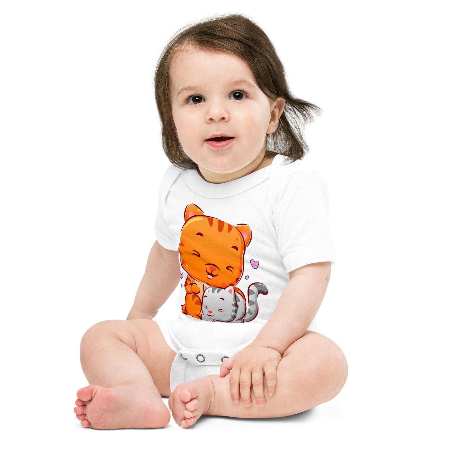 Cute Baby Cats Playing Bodysuit, No. 0146