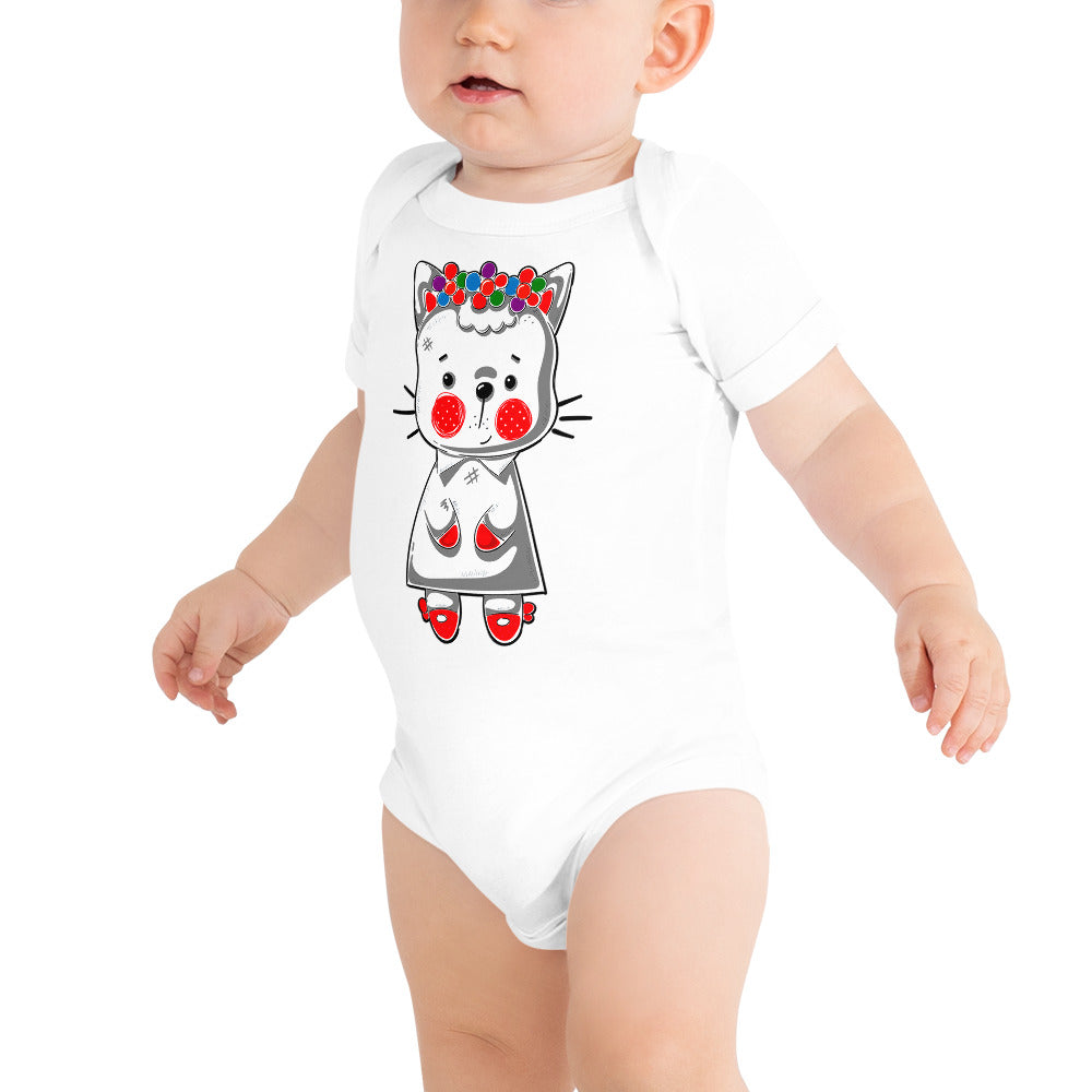 Cute Baby Kitty Cat Bodysuit, No. 0276