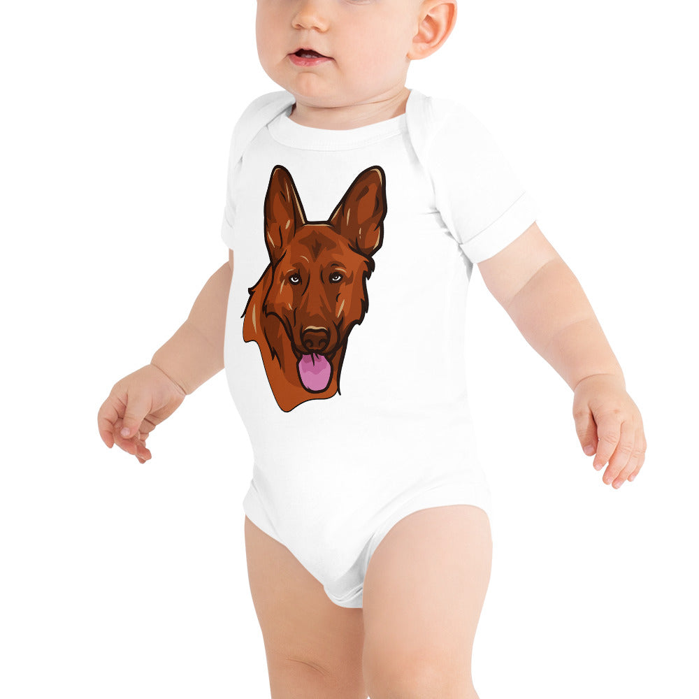 German Shepherd Dog Head Bodysuit, No. 0527