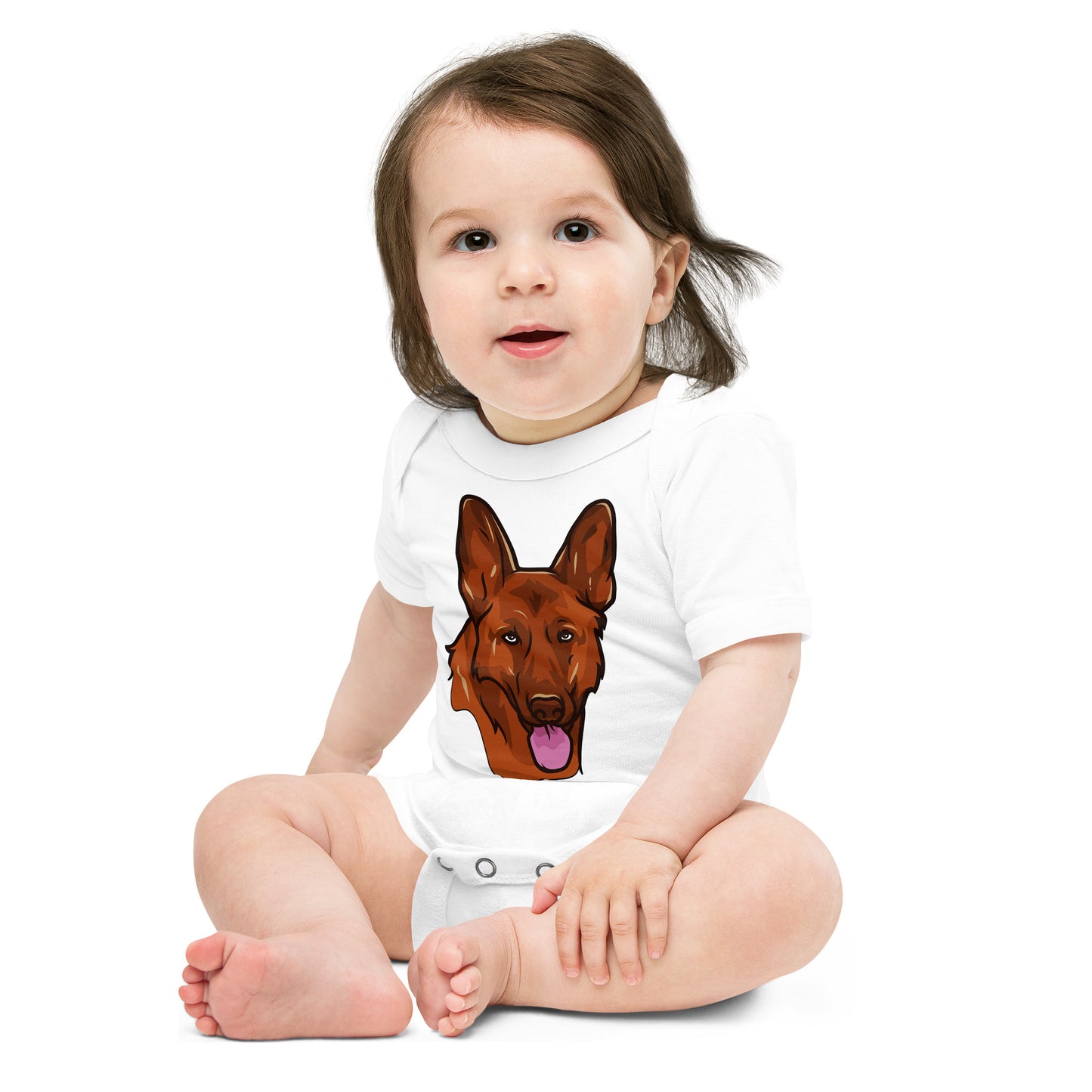 German Shepherd Dog Head Bodysuit, No. 0527