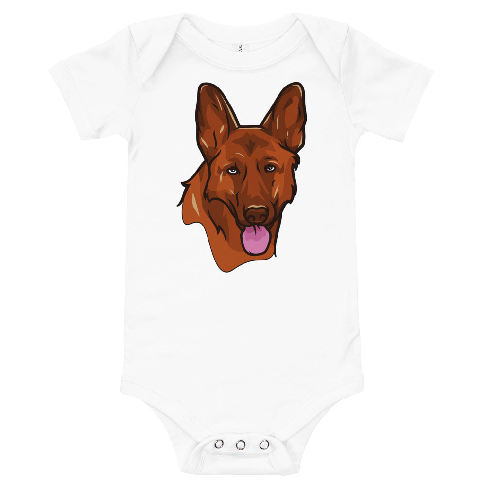 German Shepherd Dog Head Bodysuit, No. 0527