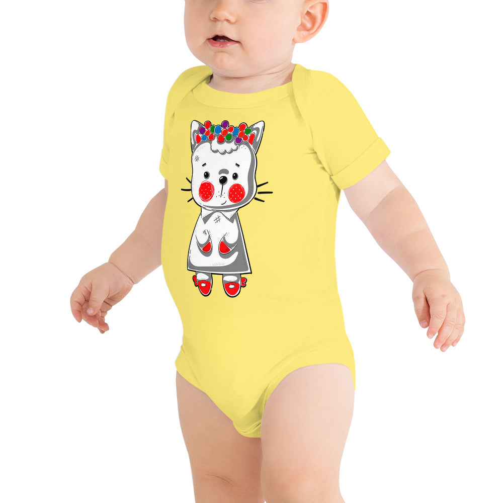 Cute Baby Kitty Cat Bodysuit, No. 0276